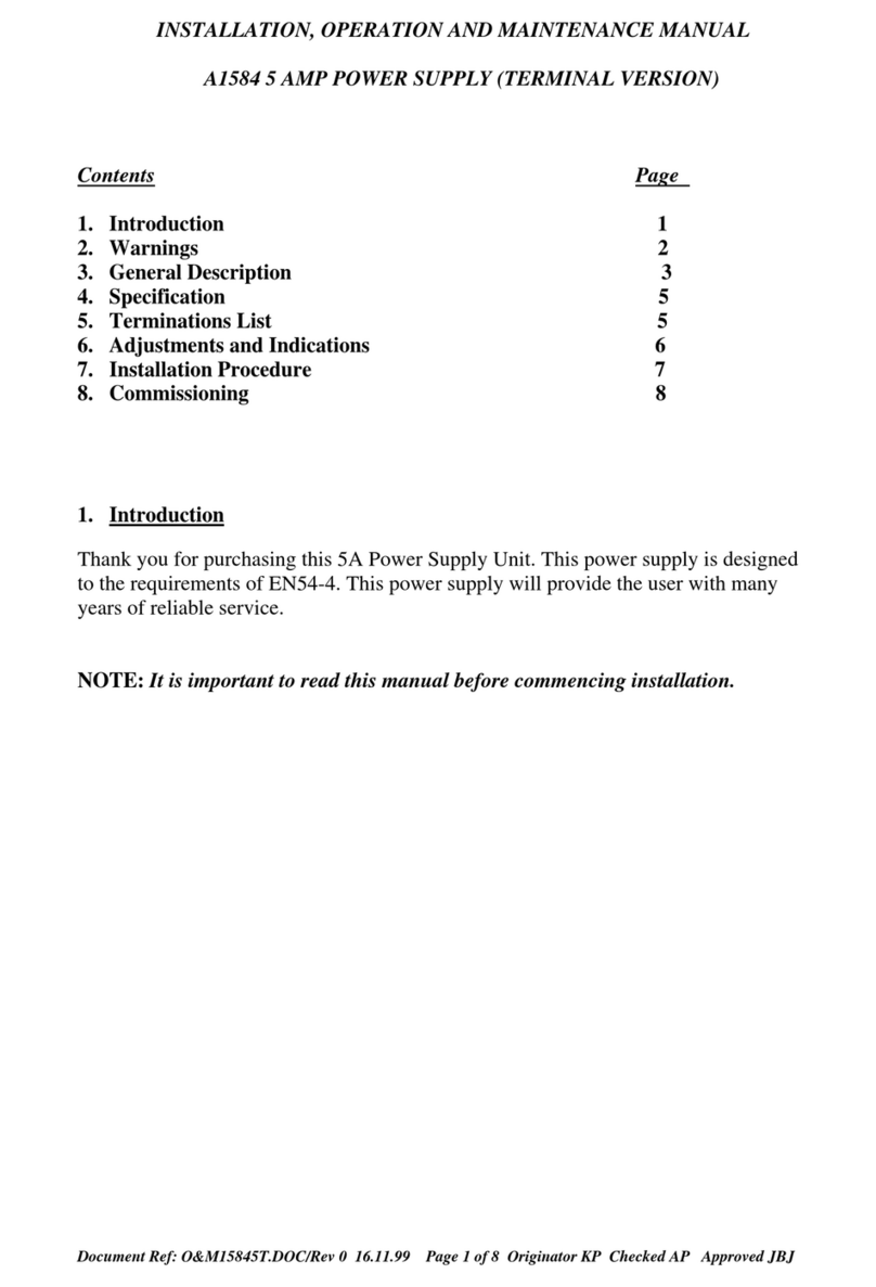 HENRY A1584 Installation, operation and maintenance manual