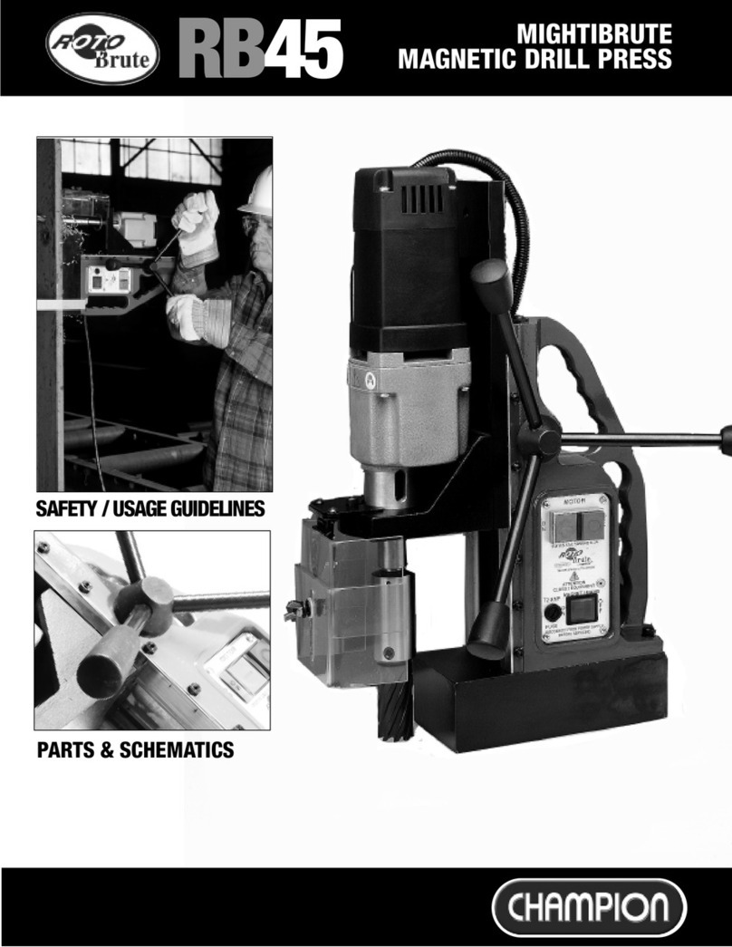 Champion Roto Brute RB45 Operating and safety instructions