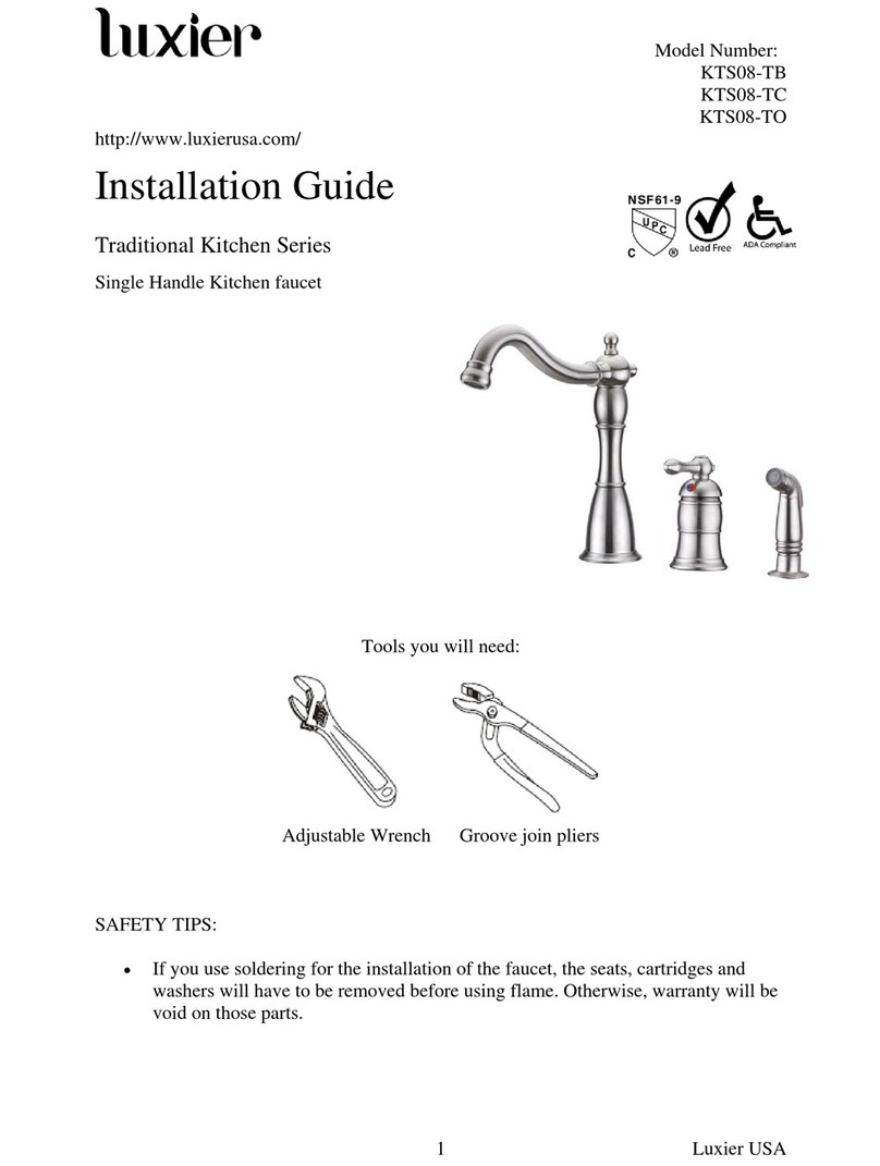 Luxier KTS08-TB User manual