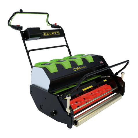 Allett C 34 Operator's manual
