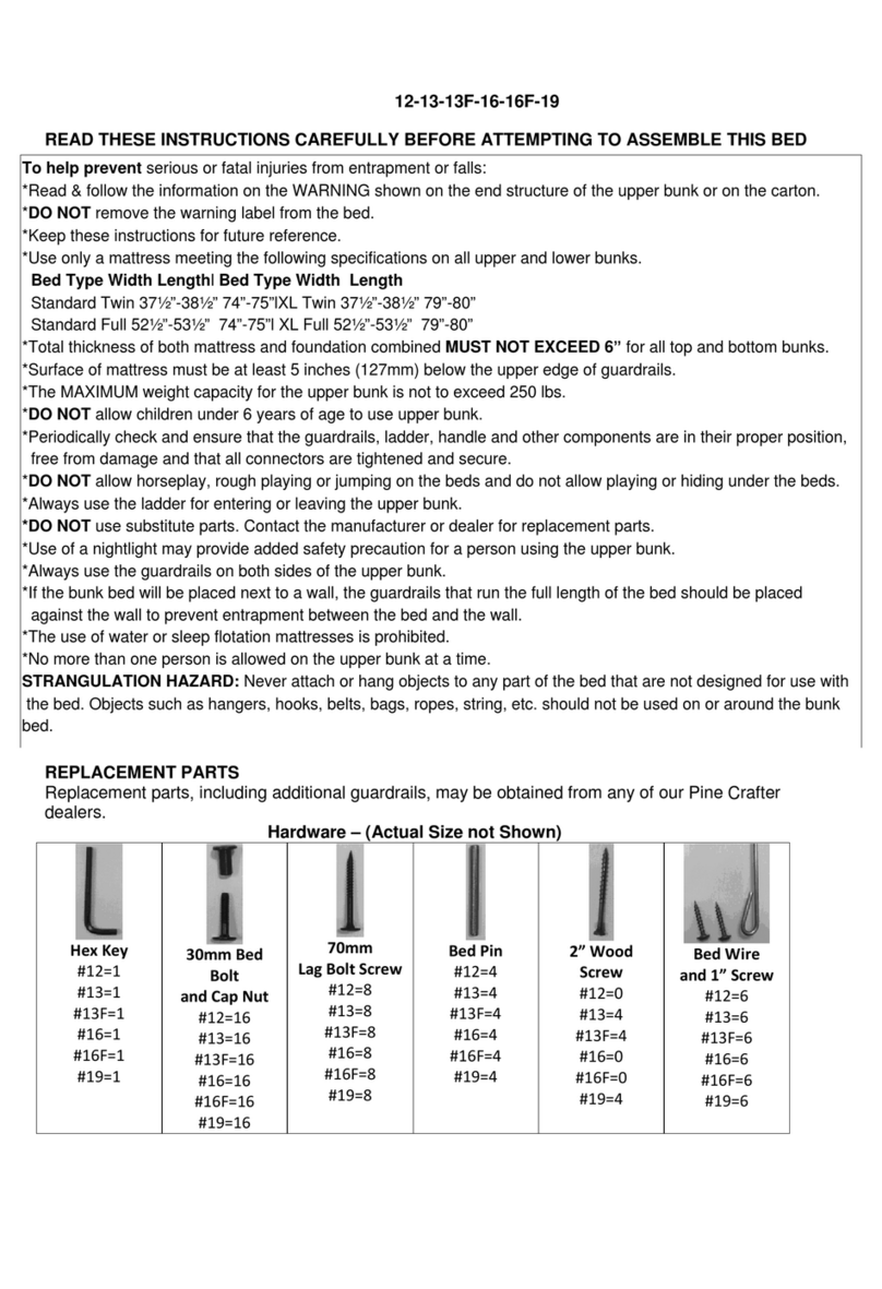 Pine Crafter Furniture 3012 User manual