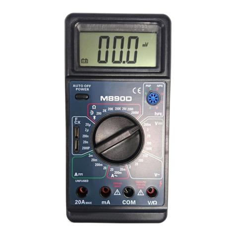 Mastech M840D Operation manual