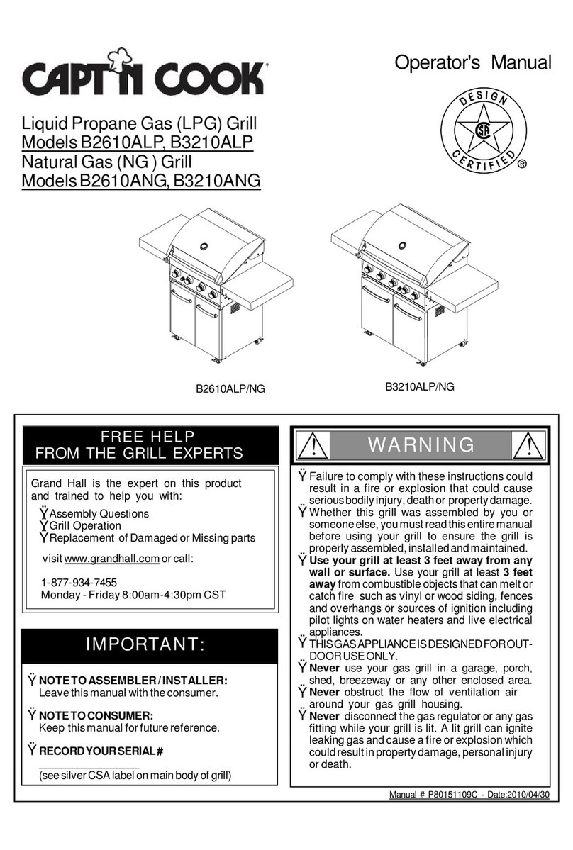 Capt'n Cook B2610ALP Operator's manual