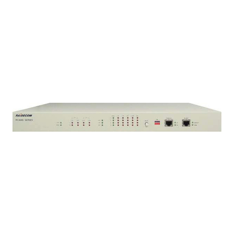 Raisecom RC3000 User manual