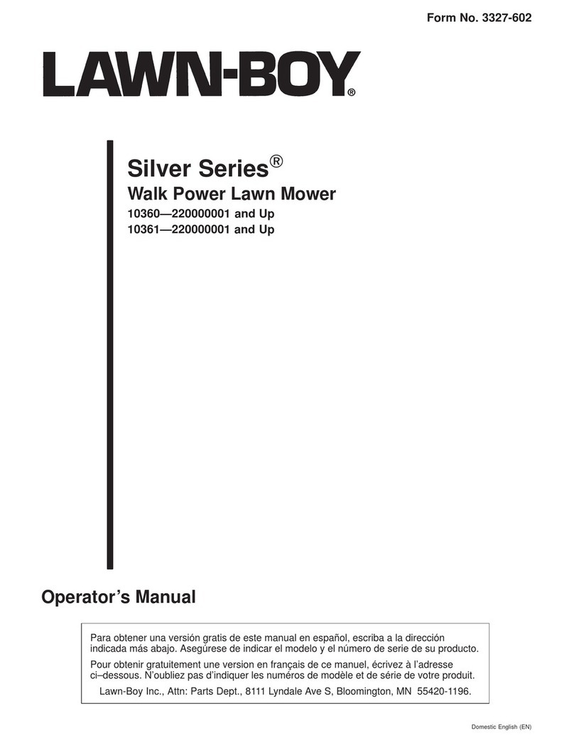 Lawn-Boy Silver Series Operator's manual