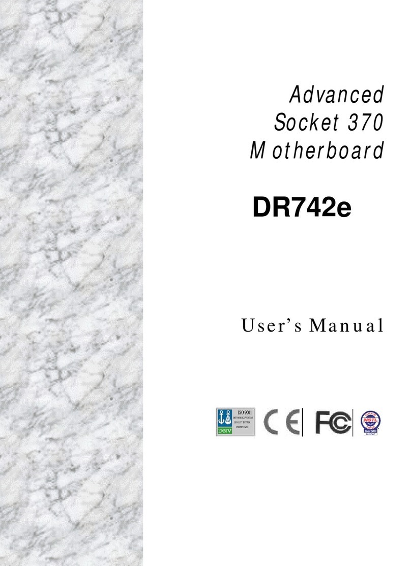 BCM Advanced Research DR742e User manual BCM Advanced Research DR742e User manual