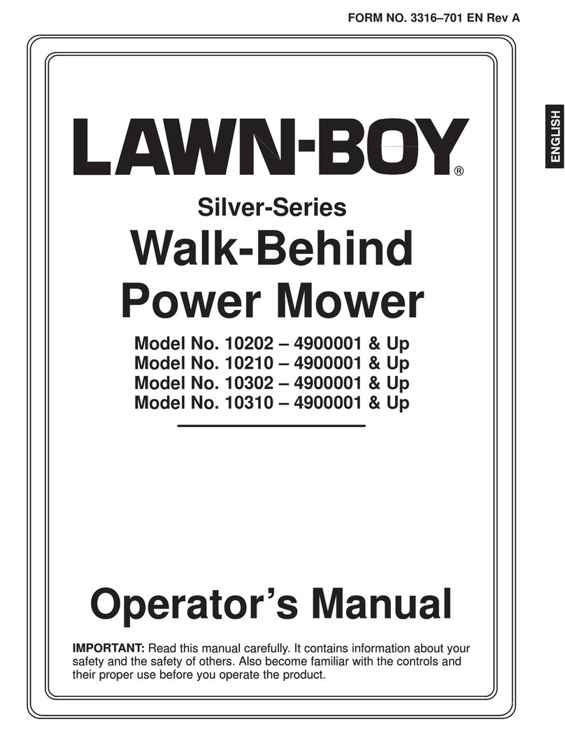 Lawn-Boy Silver Series User manual