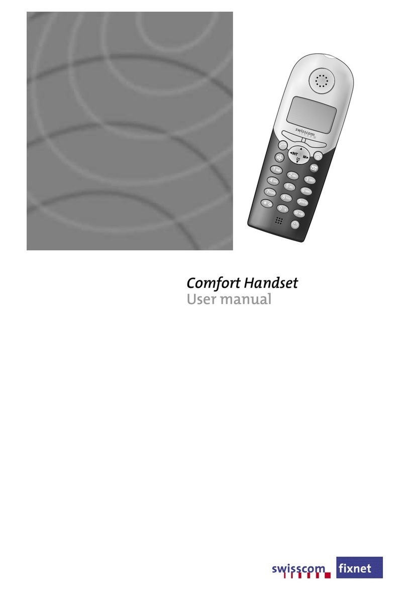 Swisscom Fixnet Comfort Handset user manual