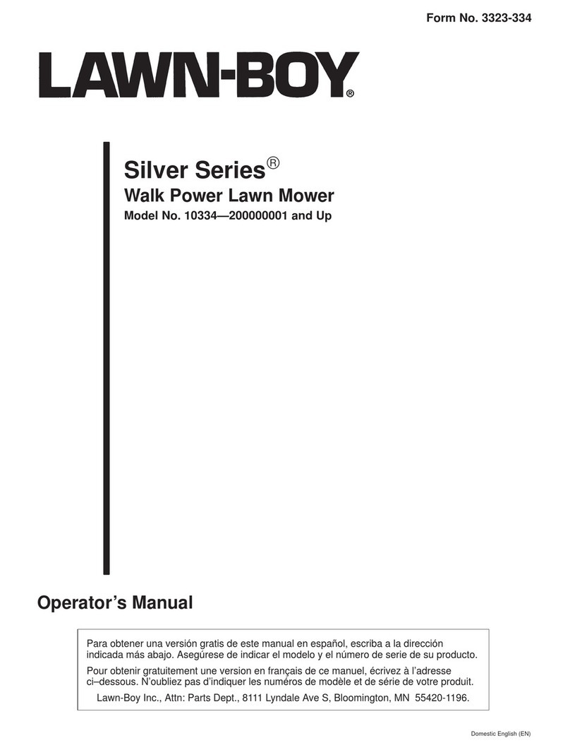Lawn-Boy Silver Series Operator's manual