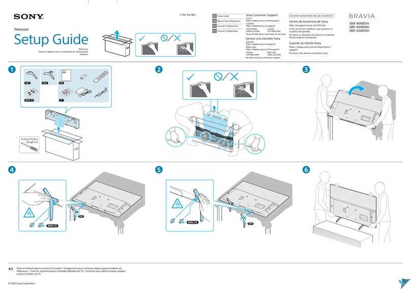 Sony Bravia XBR-49X805H User manual