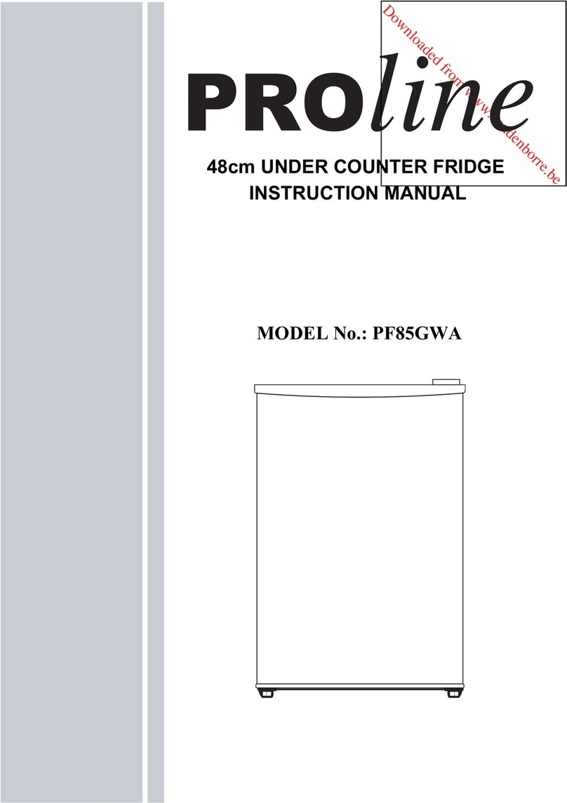 Proline PF85GWA instruction manual