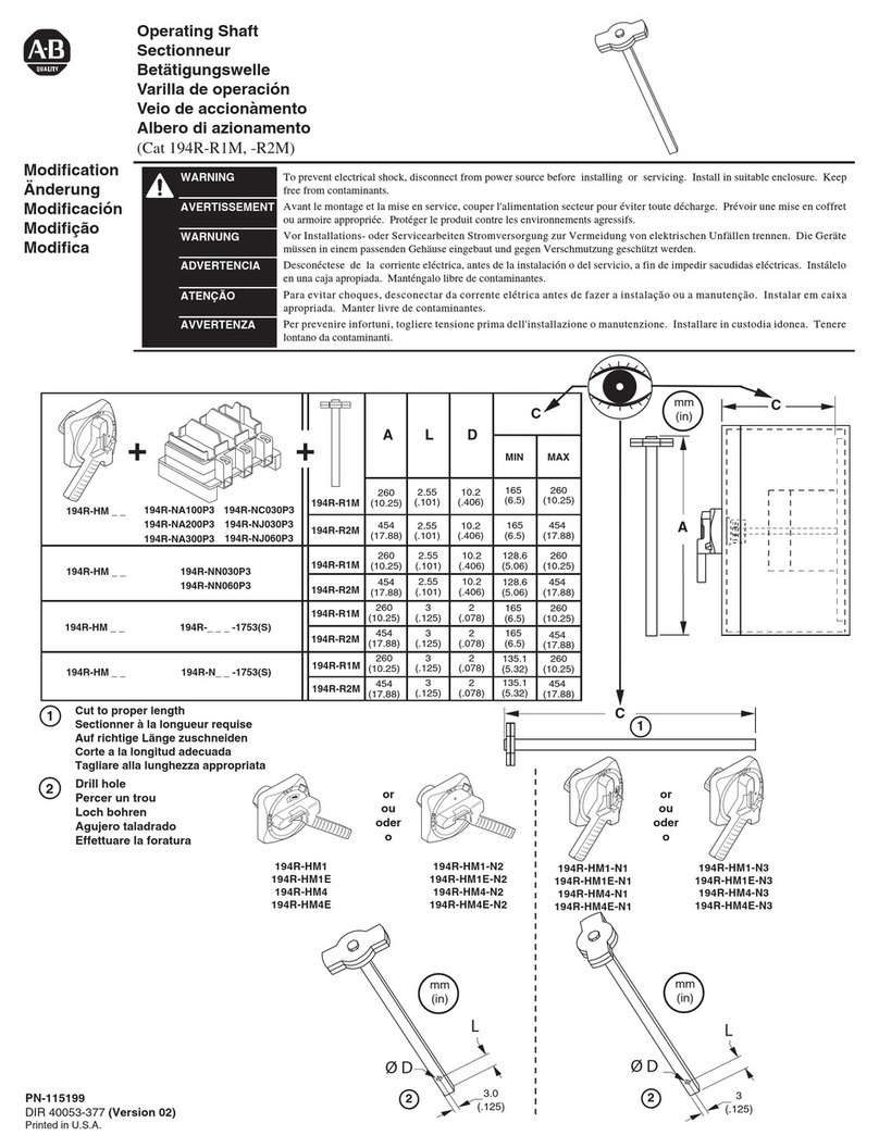 Allen-Bradley 194R-R1M User manual