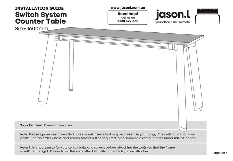Jason.L Switch System Counter Table User manual