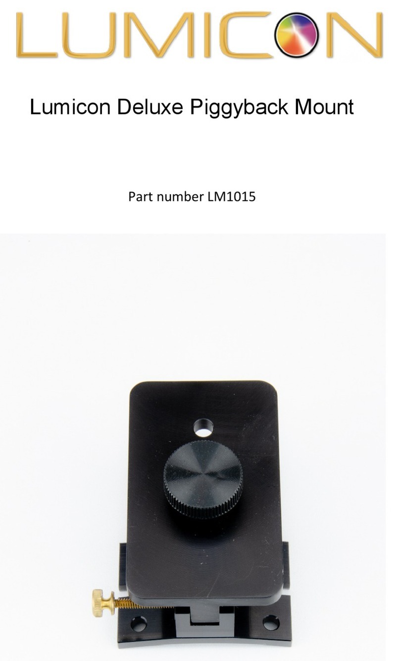 Optical Structures Lumicon Deluxe Piggyback Mount manual