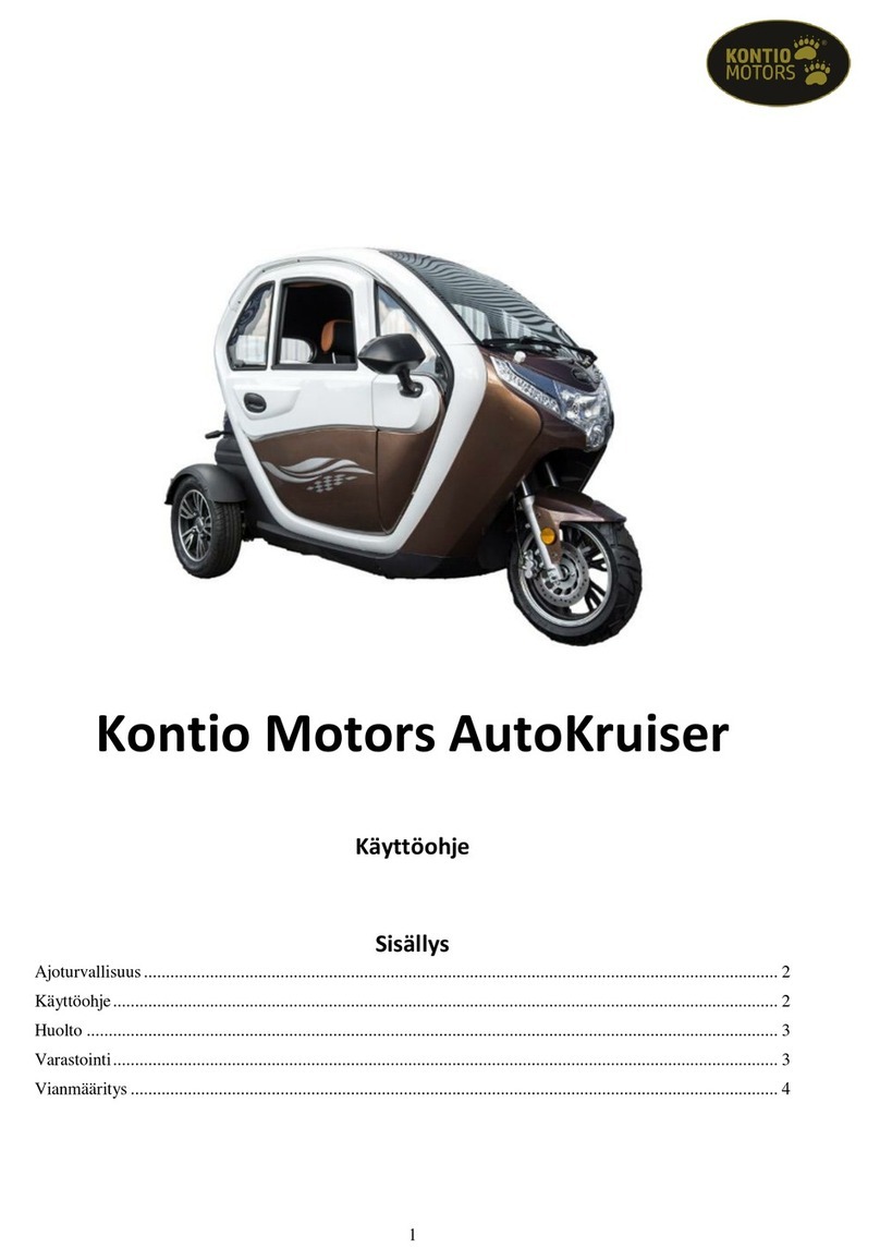 Kontio Motors AutoKruiser Service manual