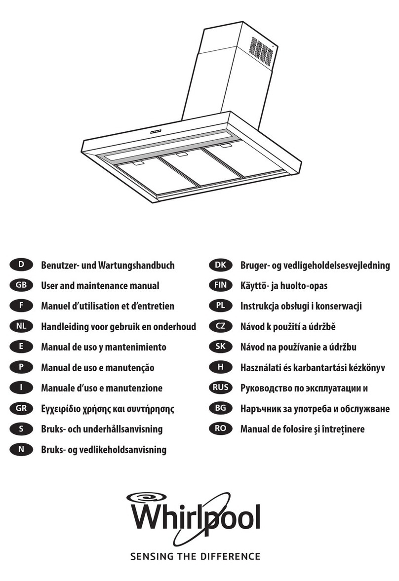 Whirlpool AKR-471 User and maintenance manual