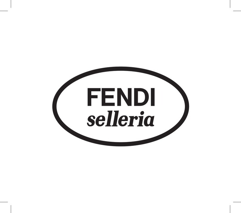 Fendi SELLERIA Warranty & instructions