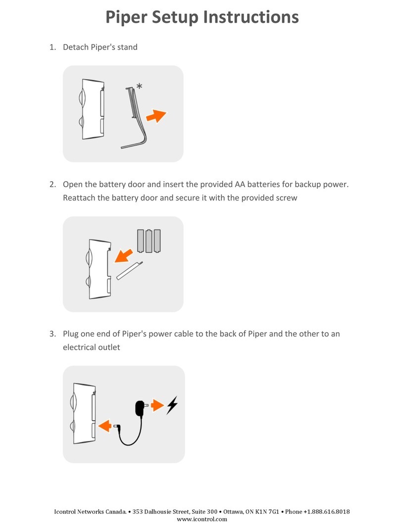 iControl Piper manual