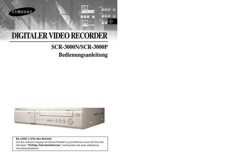 Samsung SCR-3000N user manual