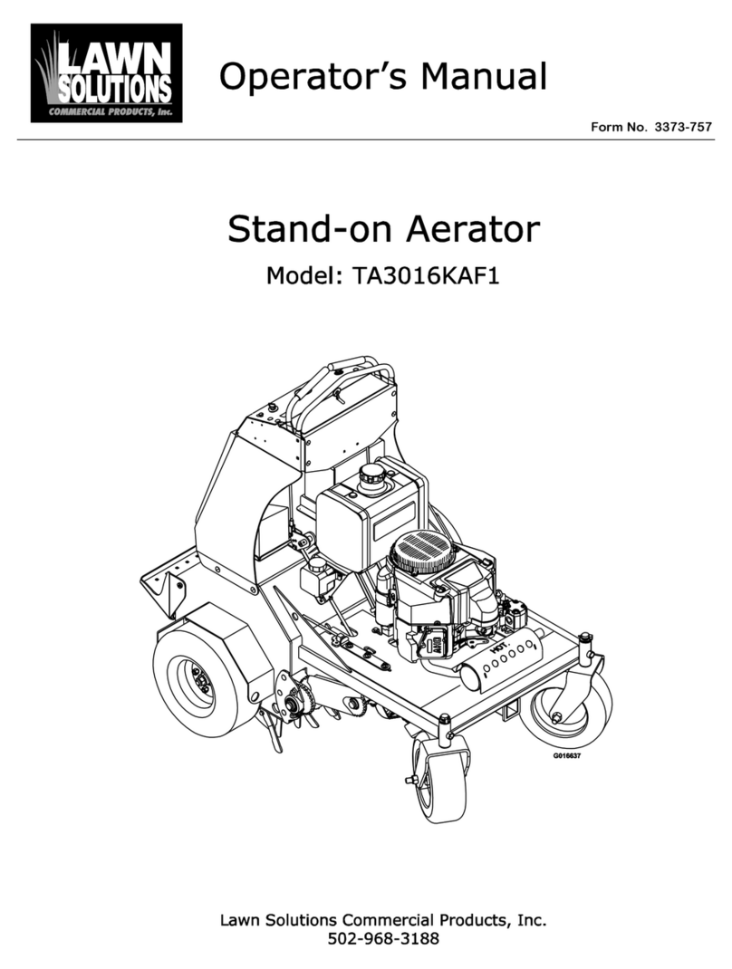 Lawn Solutions TA3016KAF1 Operator's manual Lawn Solutions TA3016KAF1 Operator's manual