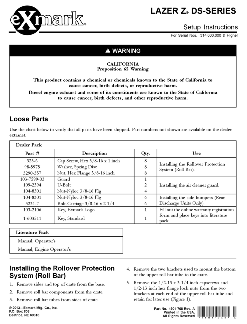 Exmark LAZER Z DS Series Manual