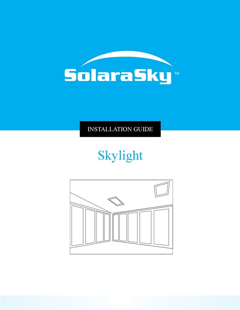 Brading Fabrication SolaraSky Skylight installation guide Brading Fabrication SolaraSky Skylight installation guide