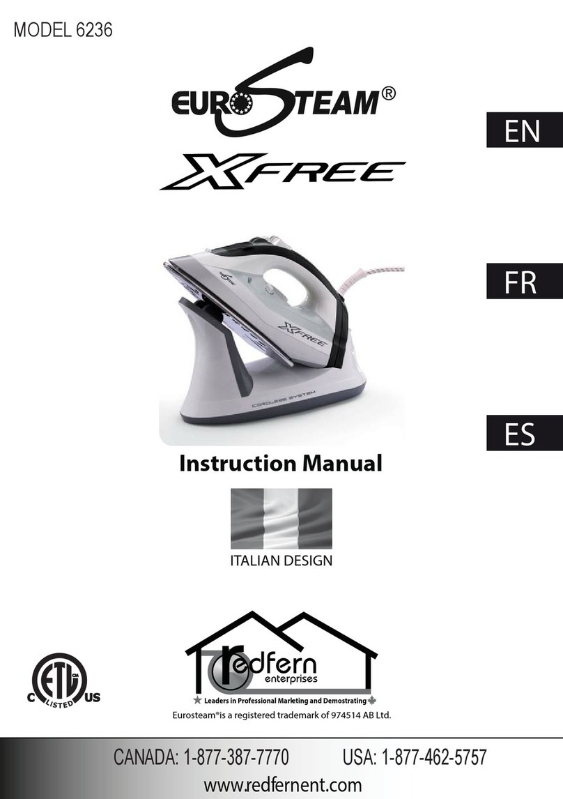 EuroSteam Xfree 6236 instruction manual