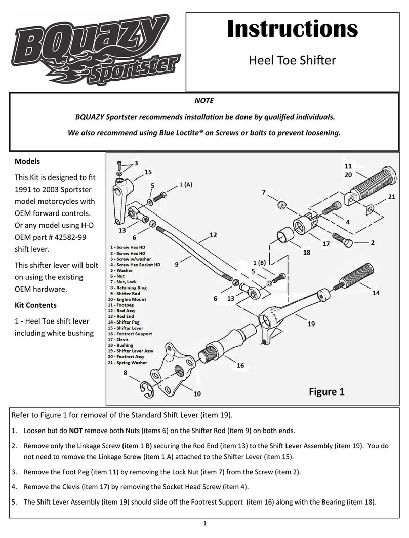 BQuazy Heel Toe Shifter instructions