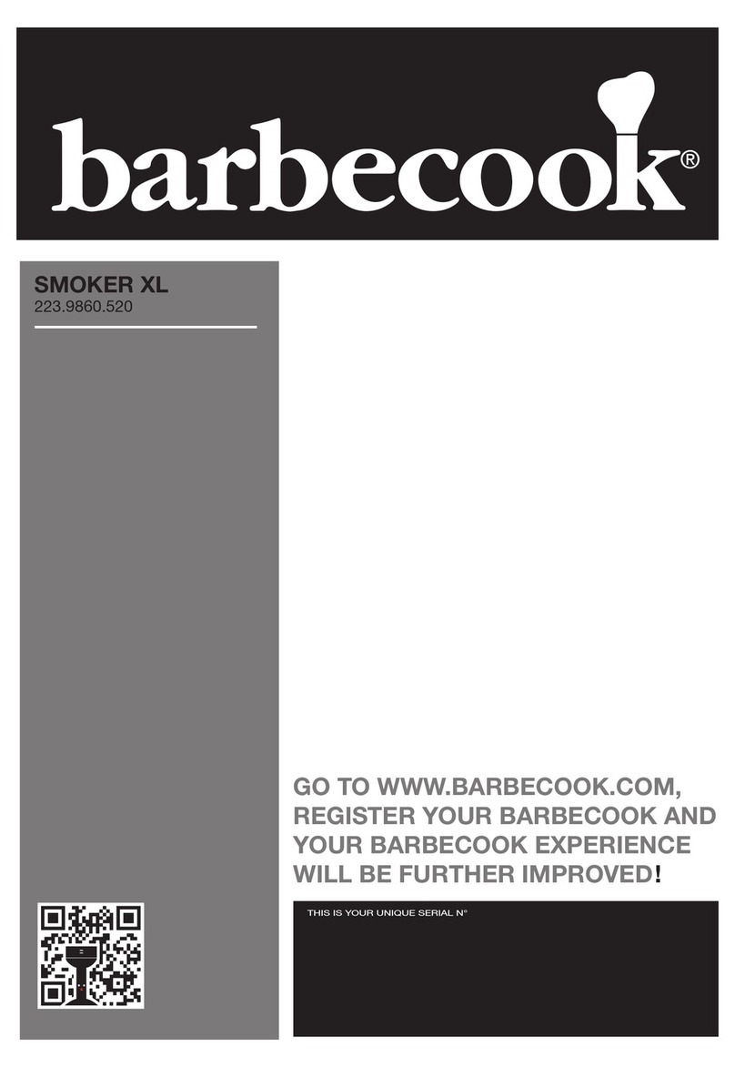 Barbecook SMOKER XL user guide