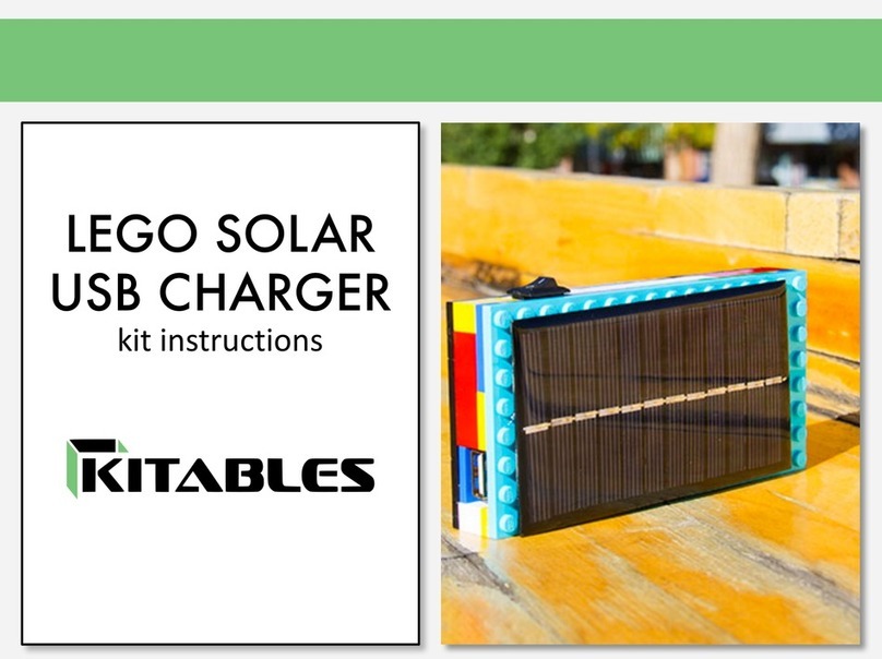 Kitables LEGO SOLAR USB CHARGER instructions