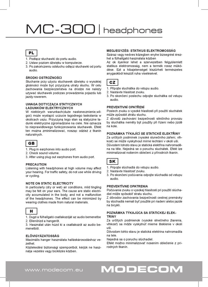 Modecom MC-300 User manual