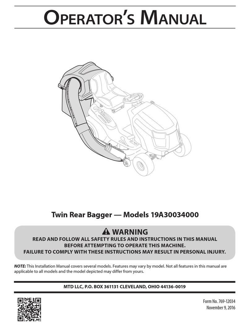 MTD 19A30034000 Operator's manual