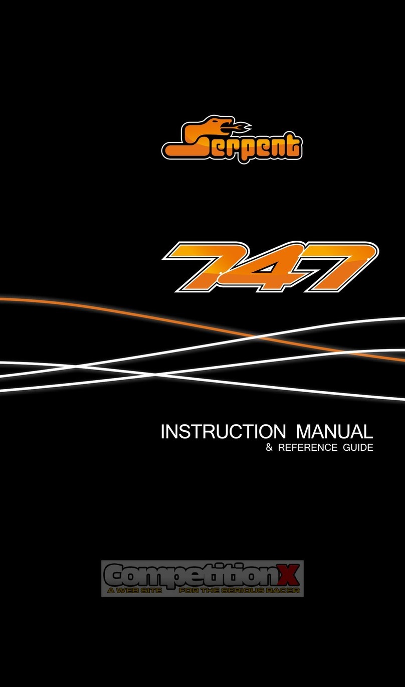 Serpent 747 Instruction manual & reference guide