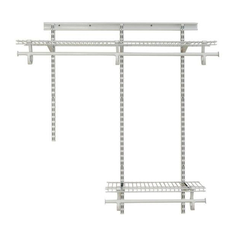 Emerson ClosetMaid ShelfTrack Assembly instructions