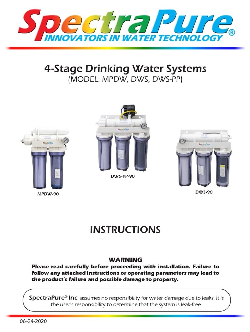 SpectraPure MPDW Series instructions