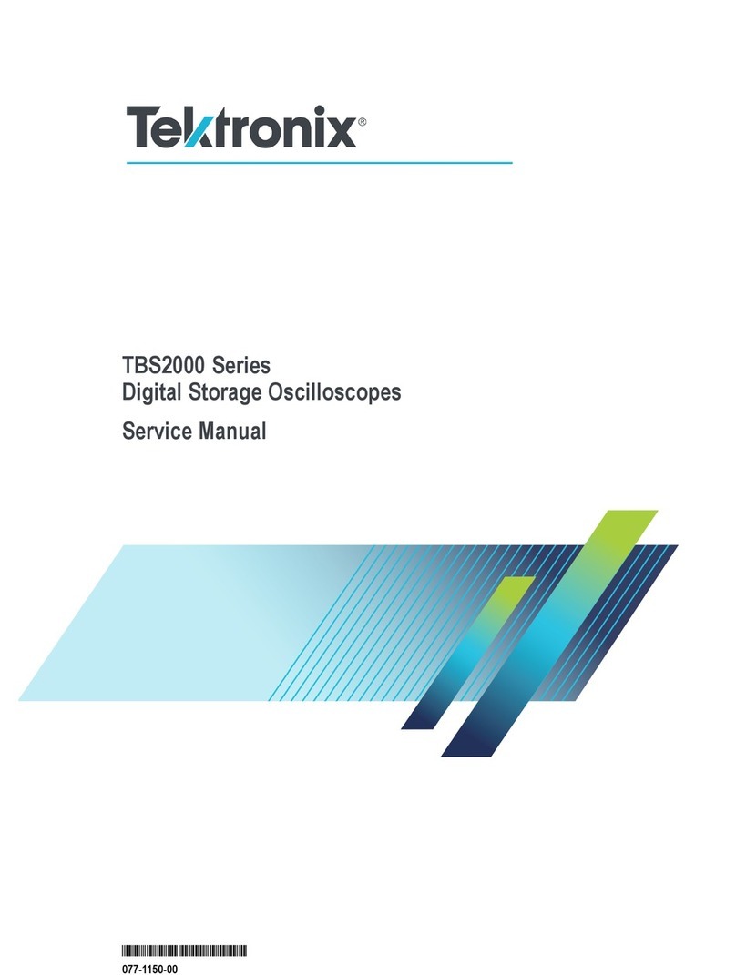 Tektronix TBS2000 Series User manual