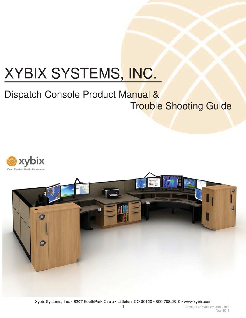 XYBIX SYSTEMS Dispatch Console Product Manual &  Trouble Shooting Guide
