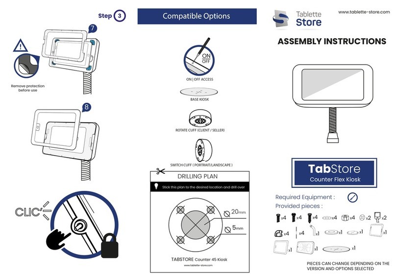 Tablette Store TabStore Counter Flex Assembly instructions