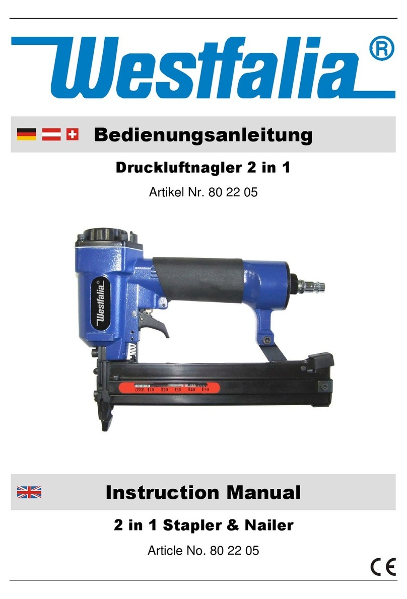 Westfalia 80 22 05 instruction manual