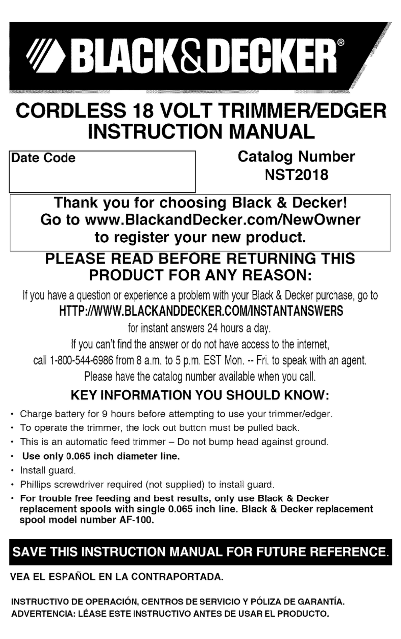 Black & Decker NST2018 User manual