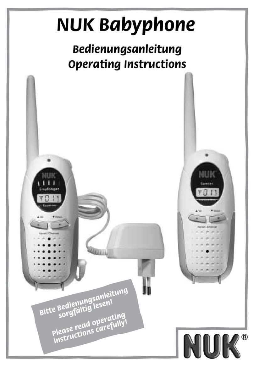 NUK Babyphone User manual