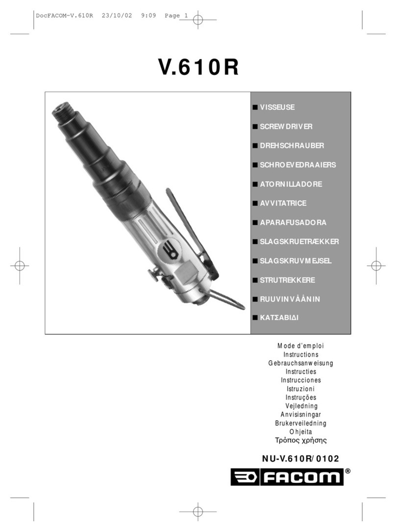 Facom V.610R User manual
