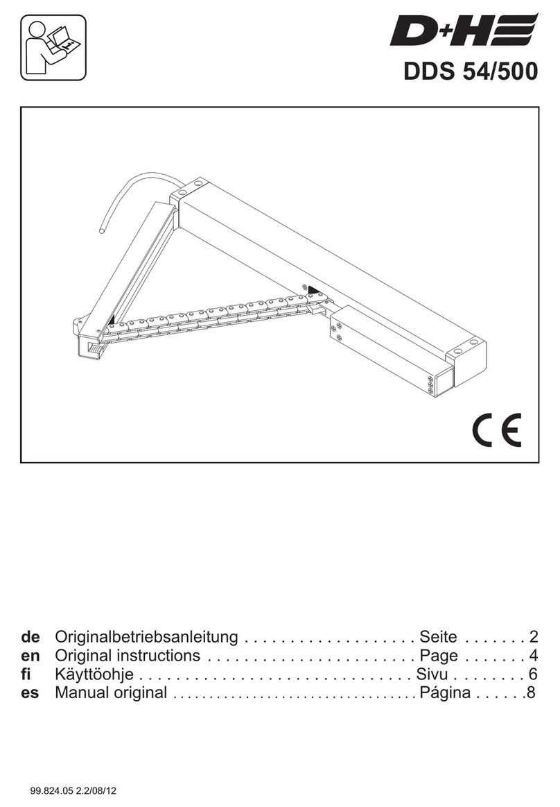 D+H DDS 54/500 User manual