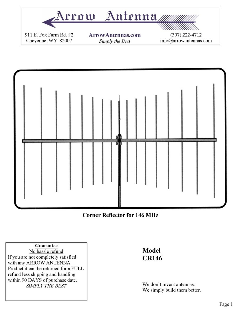 Arrow Antenna CR146 User manual Arrow Antenna CR146 User manual