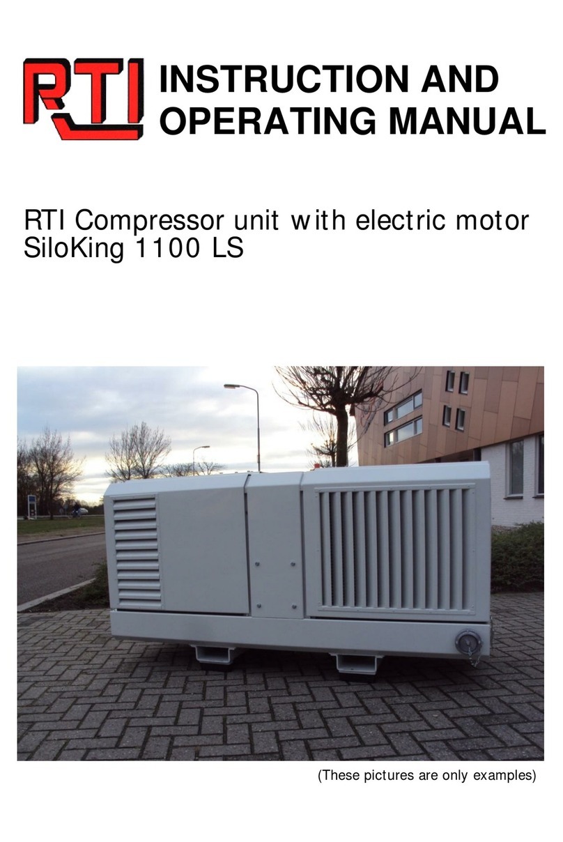 RTI SiloKing 1100 LS Parts list manual