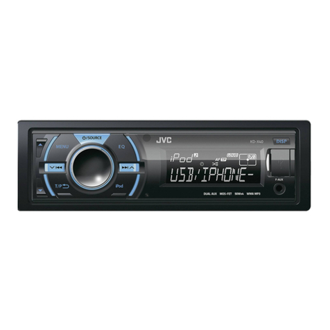 JVC KD-X40 User manual