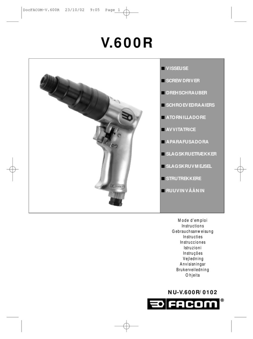 Facom V.600R User manual