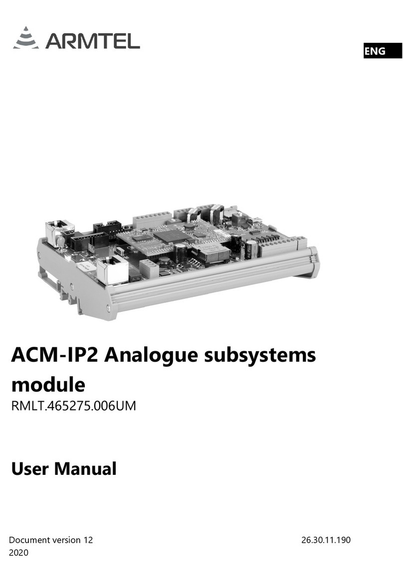 ARMTEL ACM-IP2 user manual