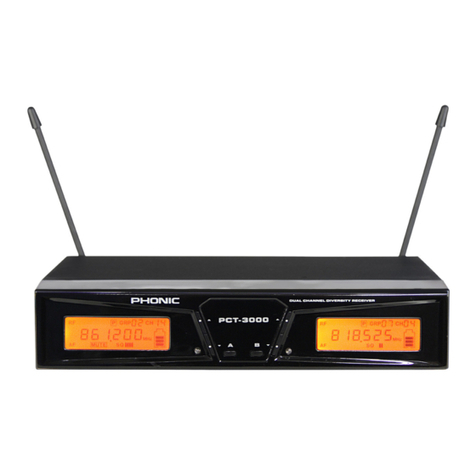 Phonic PCT-3000 User manual