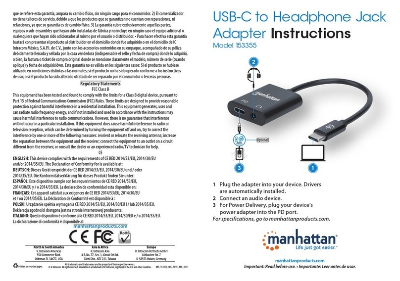 Manhattan 153355 instructions